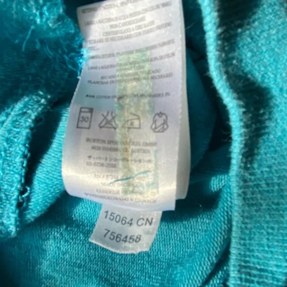 Burton Womens Short Sleeve Hooded Athleisure Hooded Sweatshirt - Sz-L - Picture 11 of 15